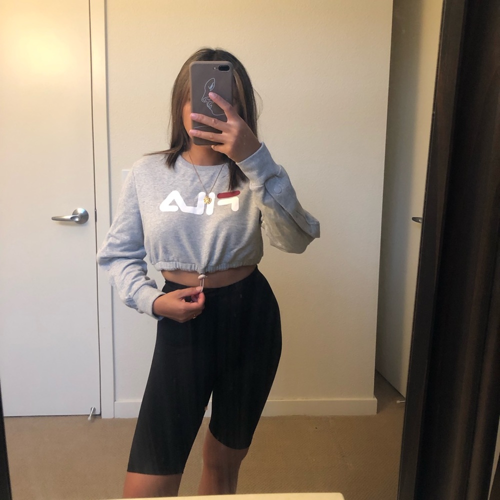 FILA cropped sweater